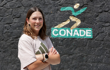 Gabriela Rodríguez Garza, seleccionada nacional de tiro deportivo.CONADE