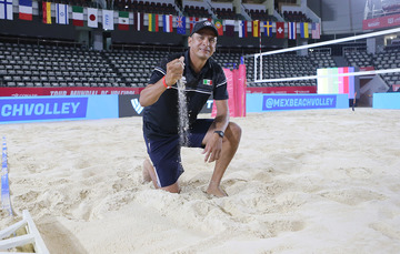 Tomás Hernández ha sido el court manager de todos los eventos de voleibol de playa que se han realizado en nuestros país en los últimos dos años. CONADE