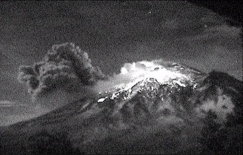 El volcán Popocatépetl se encuentra en el nivel de alerta amarillo fase 2.