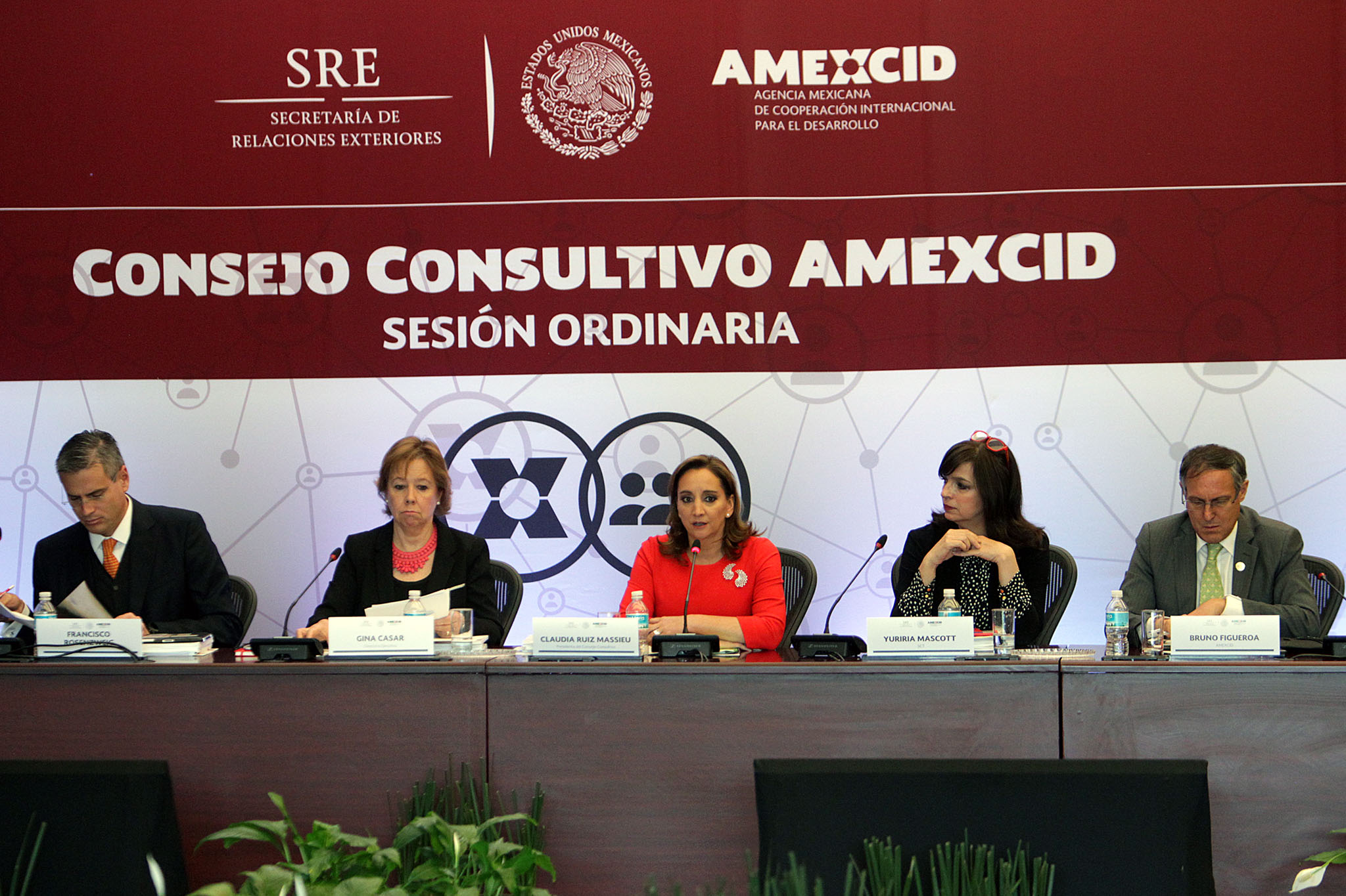 Octava sesión del Consejo Consultivo de la AMEXCID. 