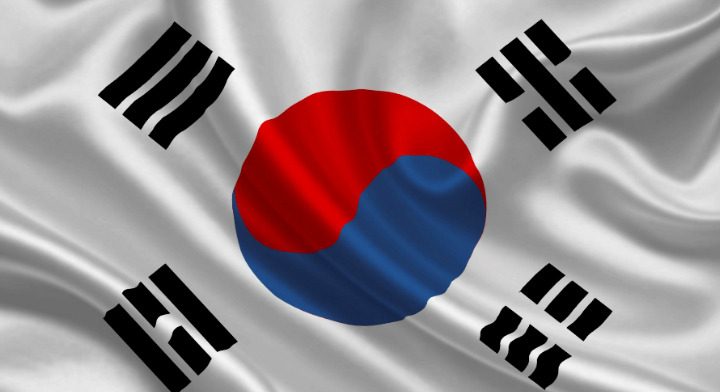 Bandera de Corea 