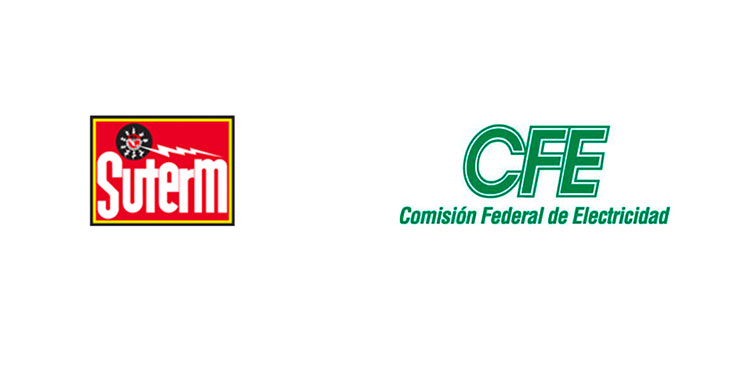 Logotipos SUTERM y CFE