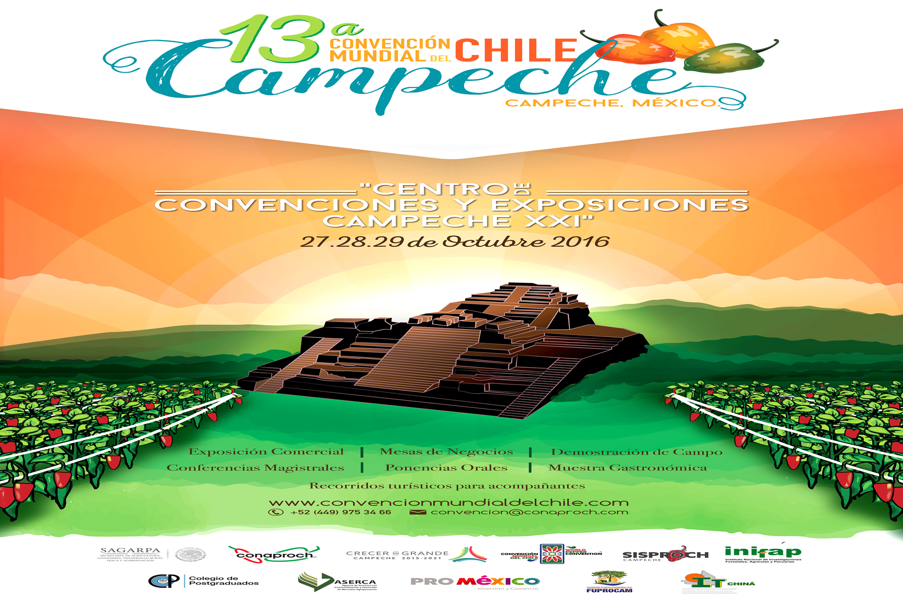 13ª Convención mundial del chile Campeche, Campeche, México