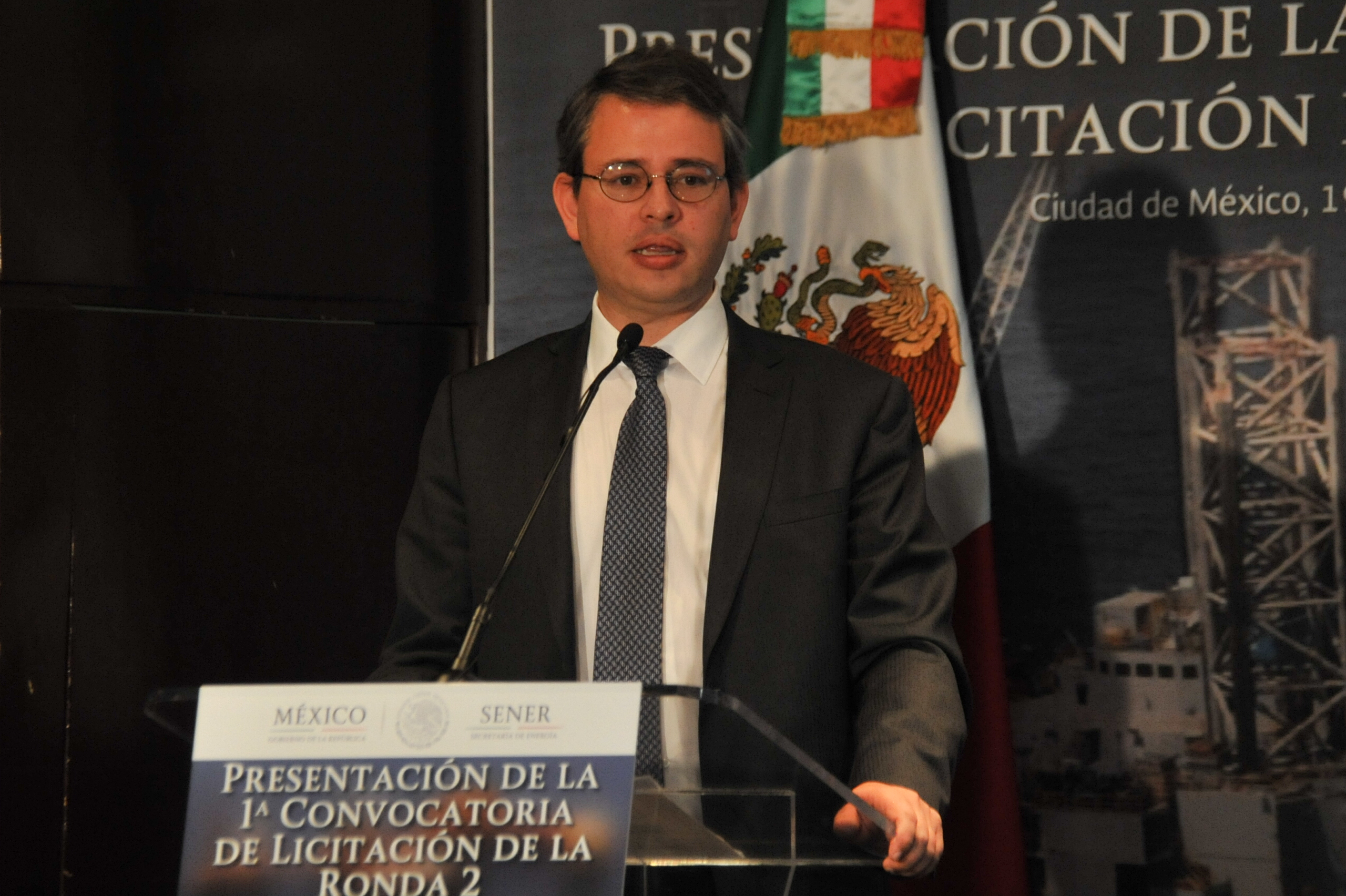 El Subsecretario de Ingresos, Miguel Messmacher, en la presentación de la  Primera Convocatoria de la Ronda 2