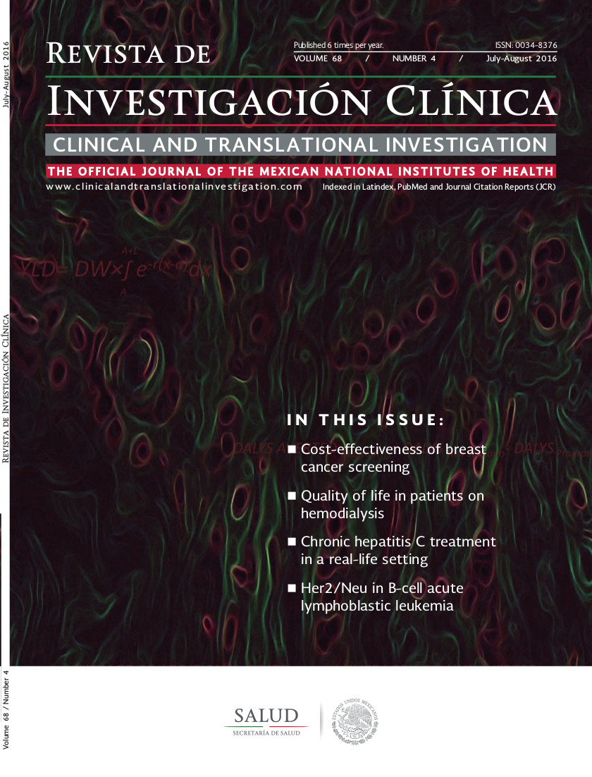 Revista de Investigación Clínica.