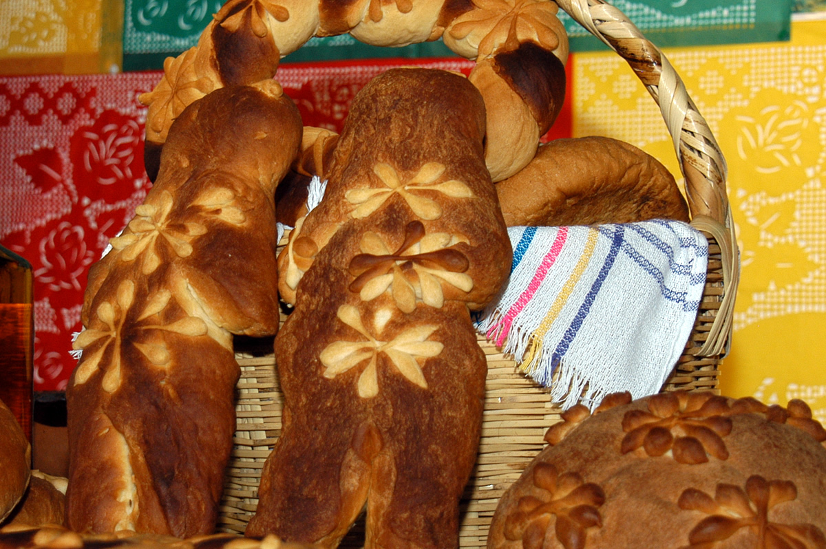 Variedades de pan de muerto en México.