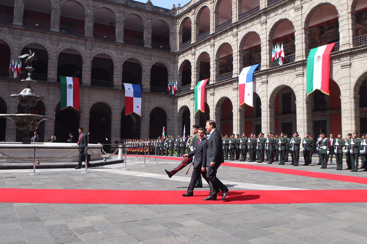 El Presidente de Panamá, Juan Carlos Varela, realiza una Visita Oficial a México.