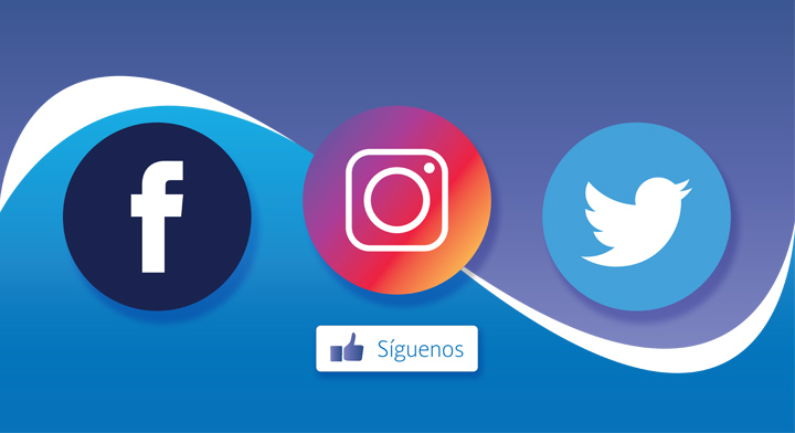 logo de facebook, logo de instagram, logo de twitter.
