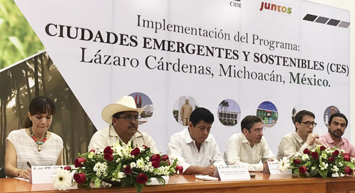 Banobras participó en la presentación del programa "Ciudades Emergentes y Sostenibles (ICES)" en Lázaro Cárdenas, Michoacán
