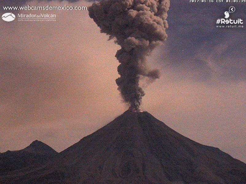 Imagen del Volcán de Colima