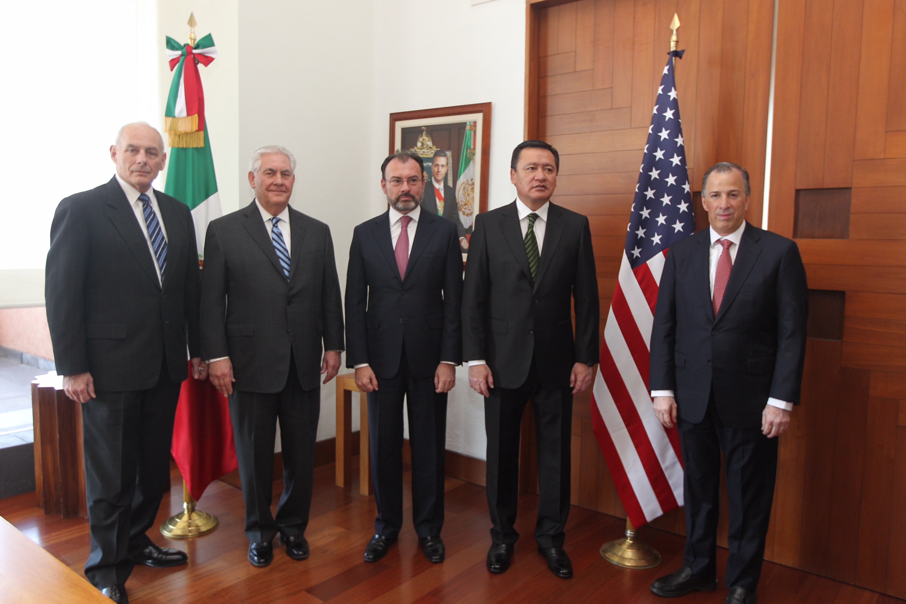 Reunión de Alto Nivel entre México y los Estados Unidos de América.