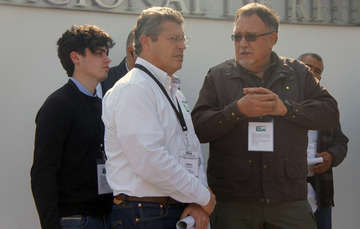 El director en jefe del SENASICA, Enrique Sánchez Cruz, recibió al presidente de la UNC, Carlos Blackaller Ayala.