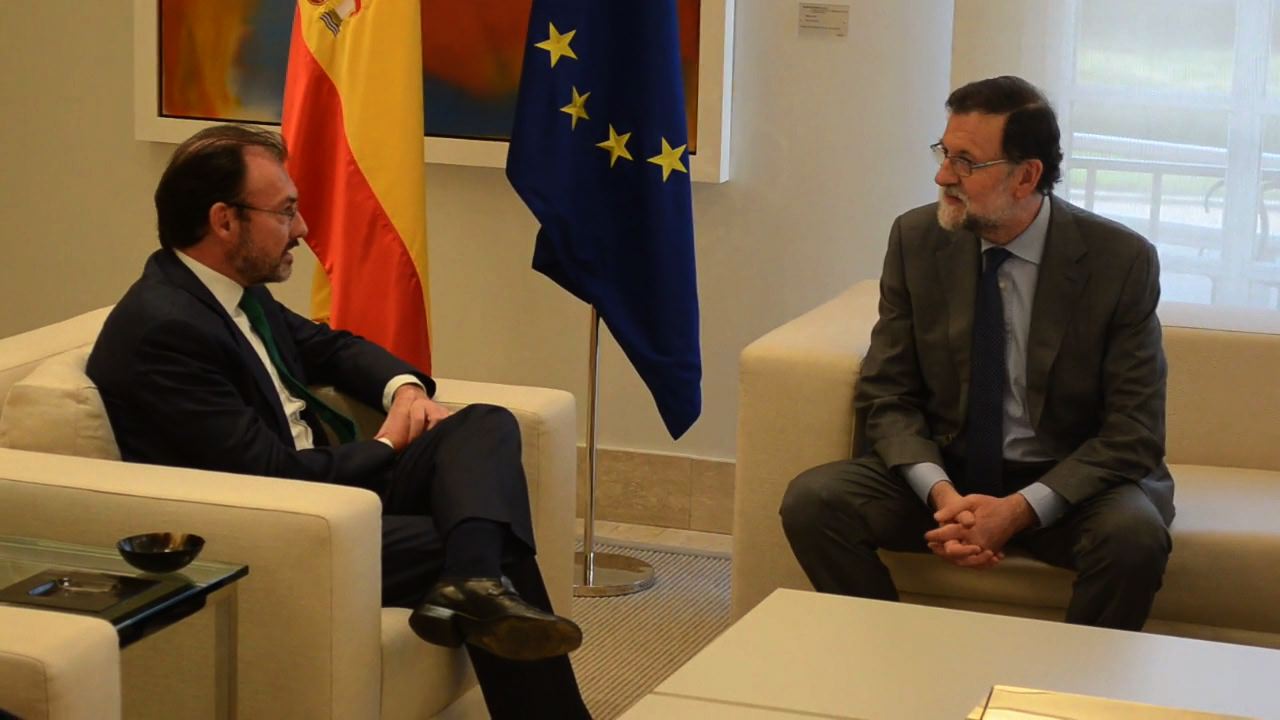 Se reúne el Canciller Luis Videgaray con el Presidente del Gobierno español, Mariano Rajoy