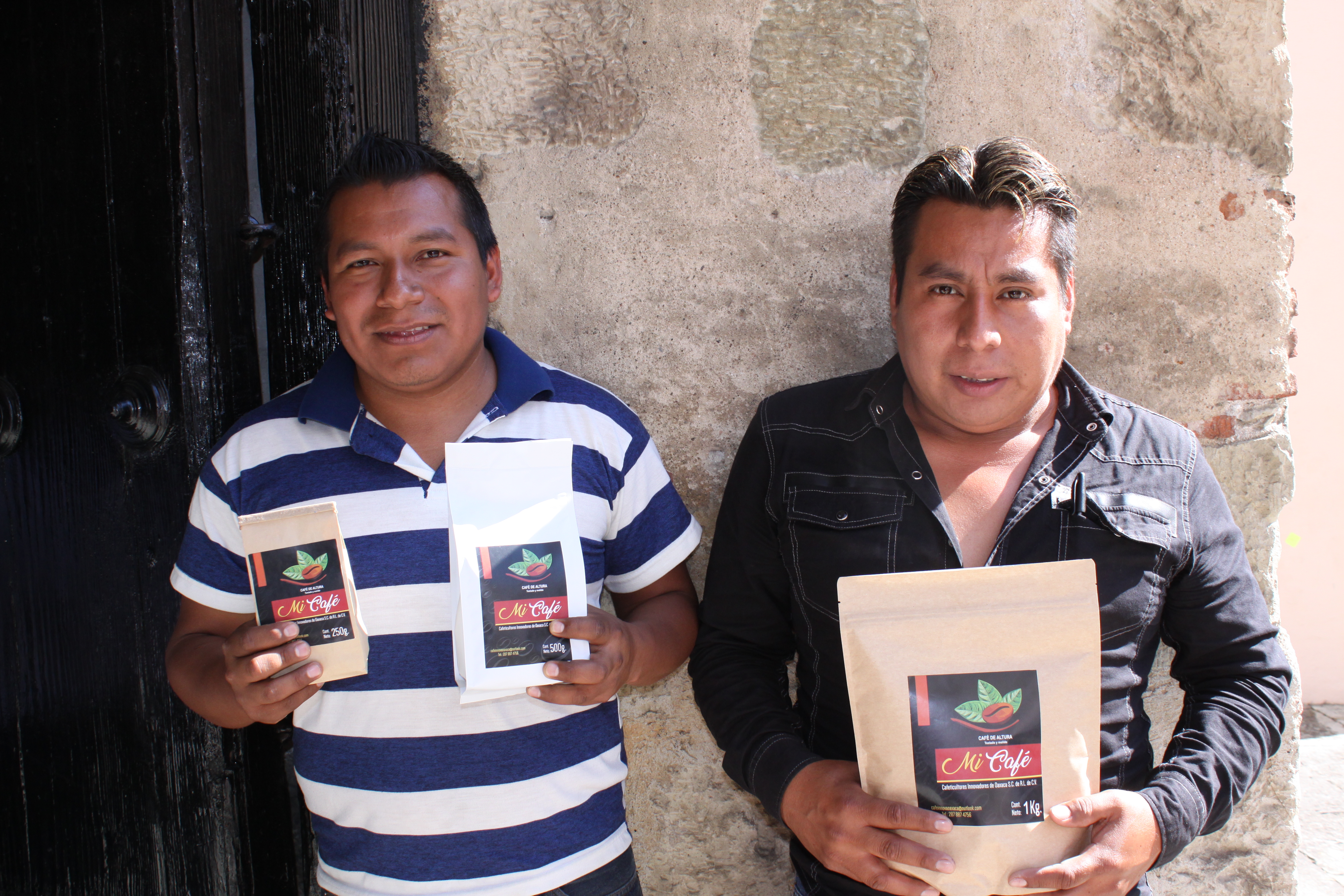 Productores de café en Oaxaca