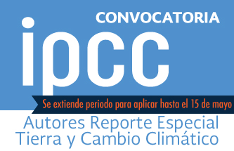 Se extiende la convocatoria de autores para el IPCC hasta el 15 de mayo