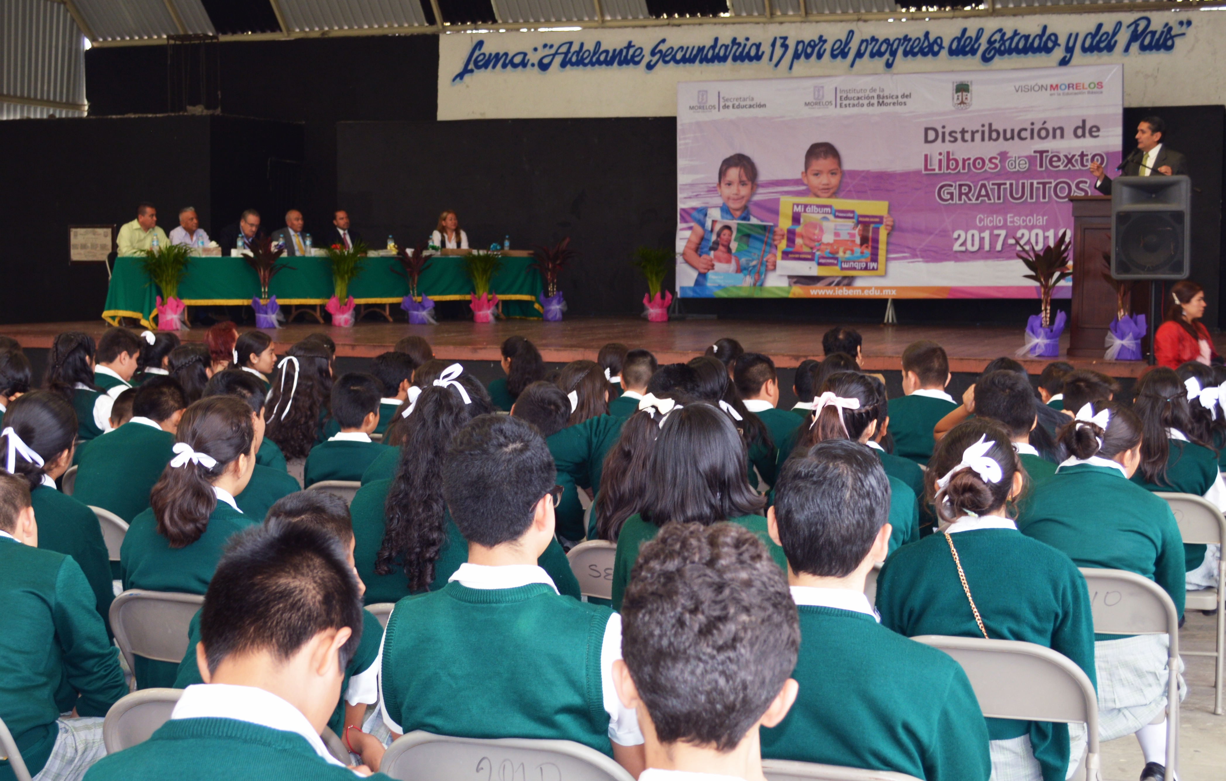 Banderazo de Distribución de Libros de Texto Gratuitos. Cuernavaca, Morelos  Ciclo escolar 2017 -2018 