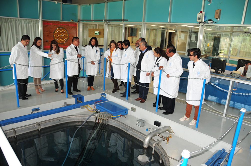 Visita de funcionarios del Ayuntamiento de Tlalnepantla de Baz al Centro Nuclear “Dr. Nabor Carrillo Flores”