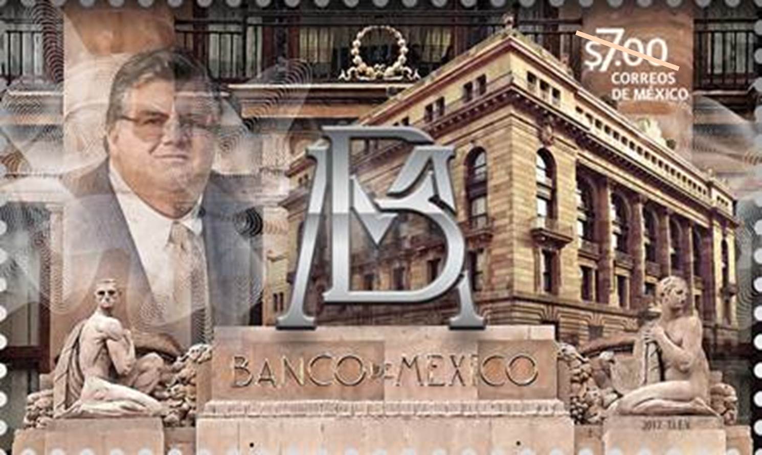 Presidente Enrique Peña Nieto cancela estampilla por Aniversario del Banco de México