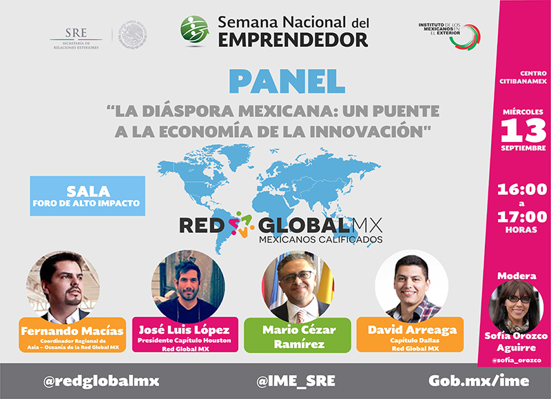 La Red Global de Mexicanos Calificados participa en la Semana Nacional del Emprendedor 2017