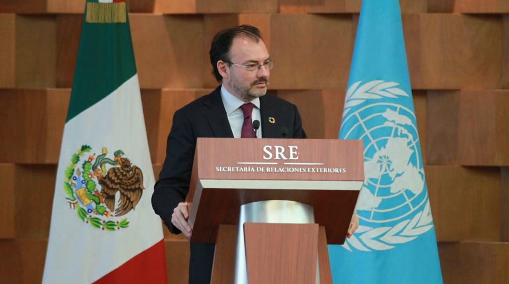 El Secretario Videgaray reafirmó el compromiso de México con los principios de la ONU y la Agenda 2030