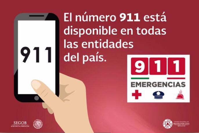 imagen del número de emergencias 911