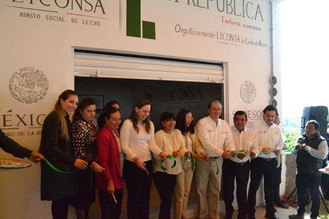 El número de lecherías Liconsa en Tlaxcala creció en 31 por ciento