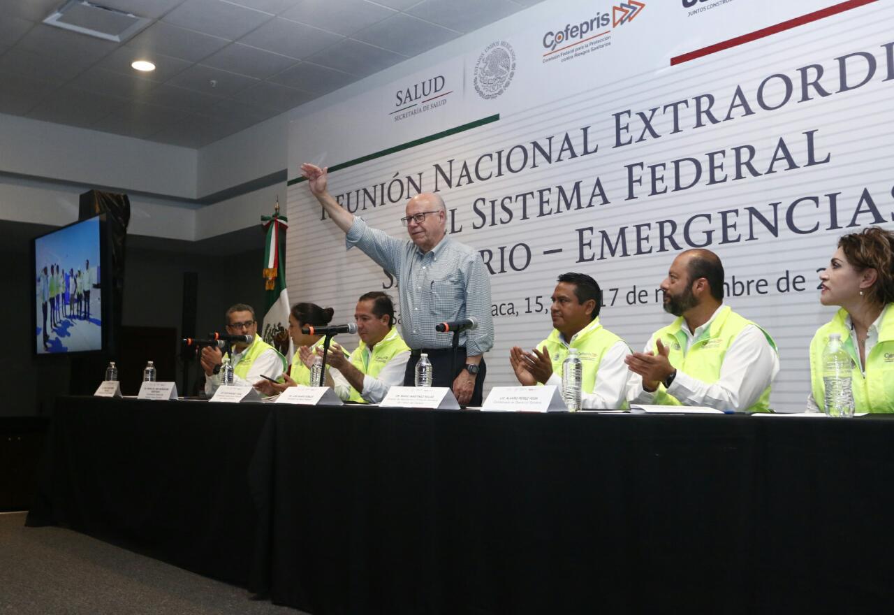 El Doctor José Narro Robles, Secretario de Salud clausuró los trabajos de la Reunión Nacional Extraordinaria del Sistema Federal Sanitario