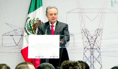 Secretario de Energía, Pedro Joaquín Coldwell.