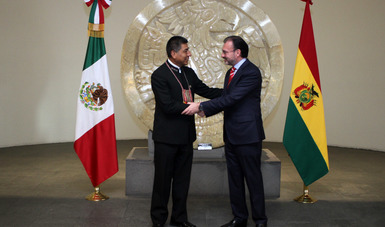 Bolivia's Foreign Minister Fernando Huanacuni on Official Visit to Mexico