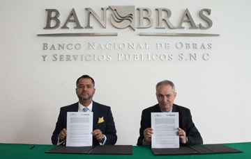 Banobras y ProMéxico firmaron un acuerdo de colaboración para impulsar y promover oportunidades de inversión en proyectos de infraestructura y energía para inversionistas, desarrolladores y bancos, tanto nacionales como extranjeros