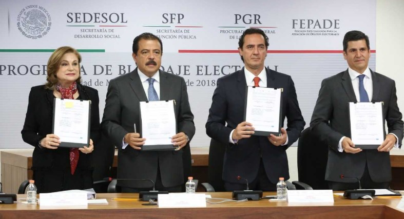 Acuerdan Sedesol, PGR, SFP y la Fepade blindar programas sociales durante el proceso electoral de 2018