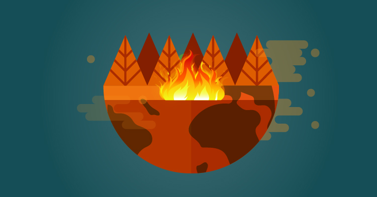 Termina el invierno  y el riesgo de incendios forestales aumenta. La sequía y  los vientos propician que existan incendios y que se propaguen rápidamente. 