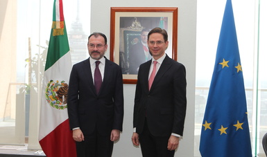 Foreign Secretary Luis Videgaray Meets with the European Commission Vice-President for Jobs, Growth, Investment and Competitiveness