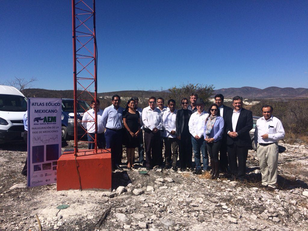 Inauguración de la primera etapa del proyecto “Atlas Eólico Mexicano” .