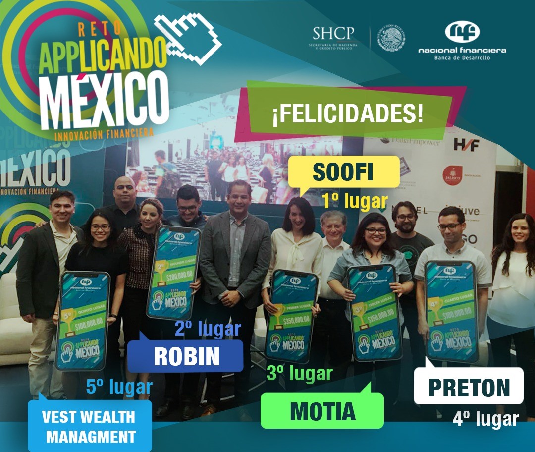 Ganadores de la segunda edición de “Applicando México”
