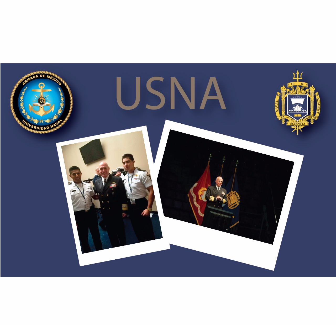 Cadetes de la Heroica Escuela Naval Militar participan en conferencia en Annapolis, USA.
