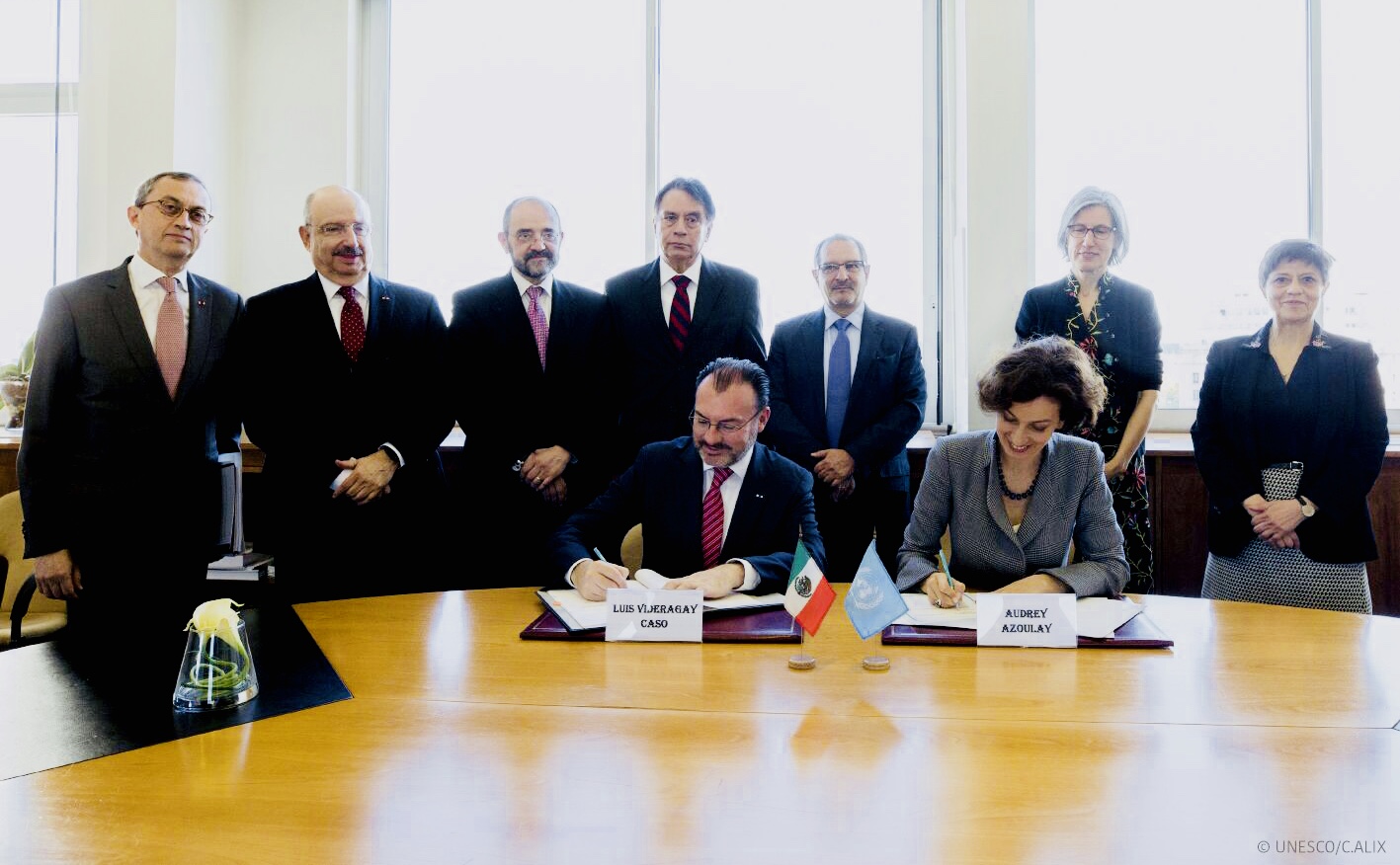 El Gobierno de México y la Organización de las Naciones Unidas para la Educación, la Ciencia y la Cultura (Unesco) firman Acuerdo para crear en México un Centro Regional de Seguridad Hídrica