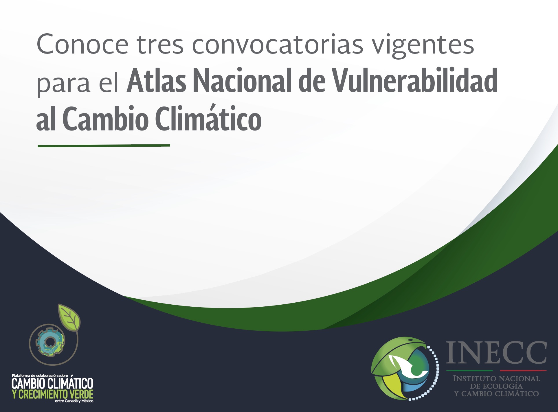 Convocatorias vigentes para el Atlas de Vulnerabilidad al Cambio Climático