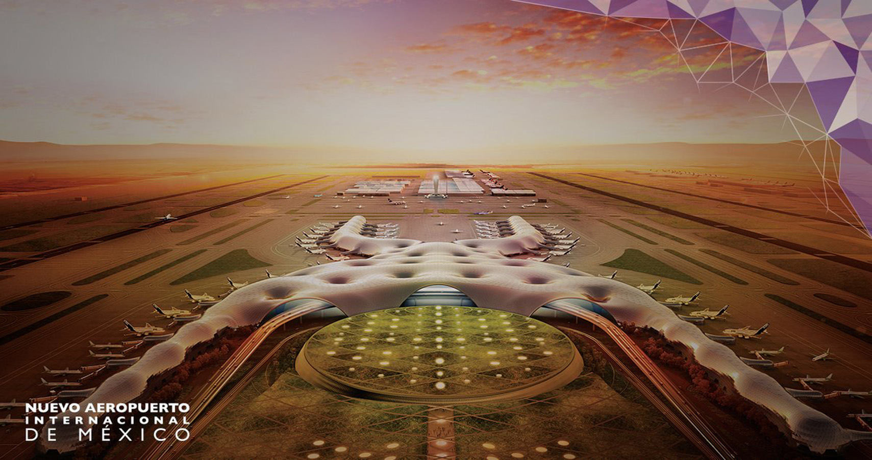 Construcción del Nuevo Aeropuerto Internacional de México