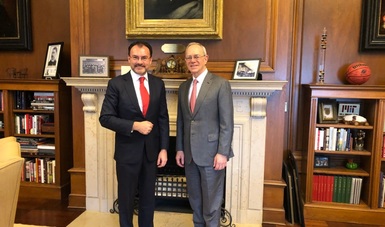 Foreign Secretary Videgaray Strengthens Ties with Mexicans, Officials and Academics in Boston