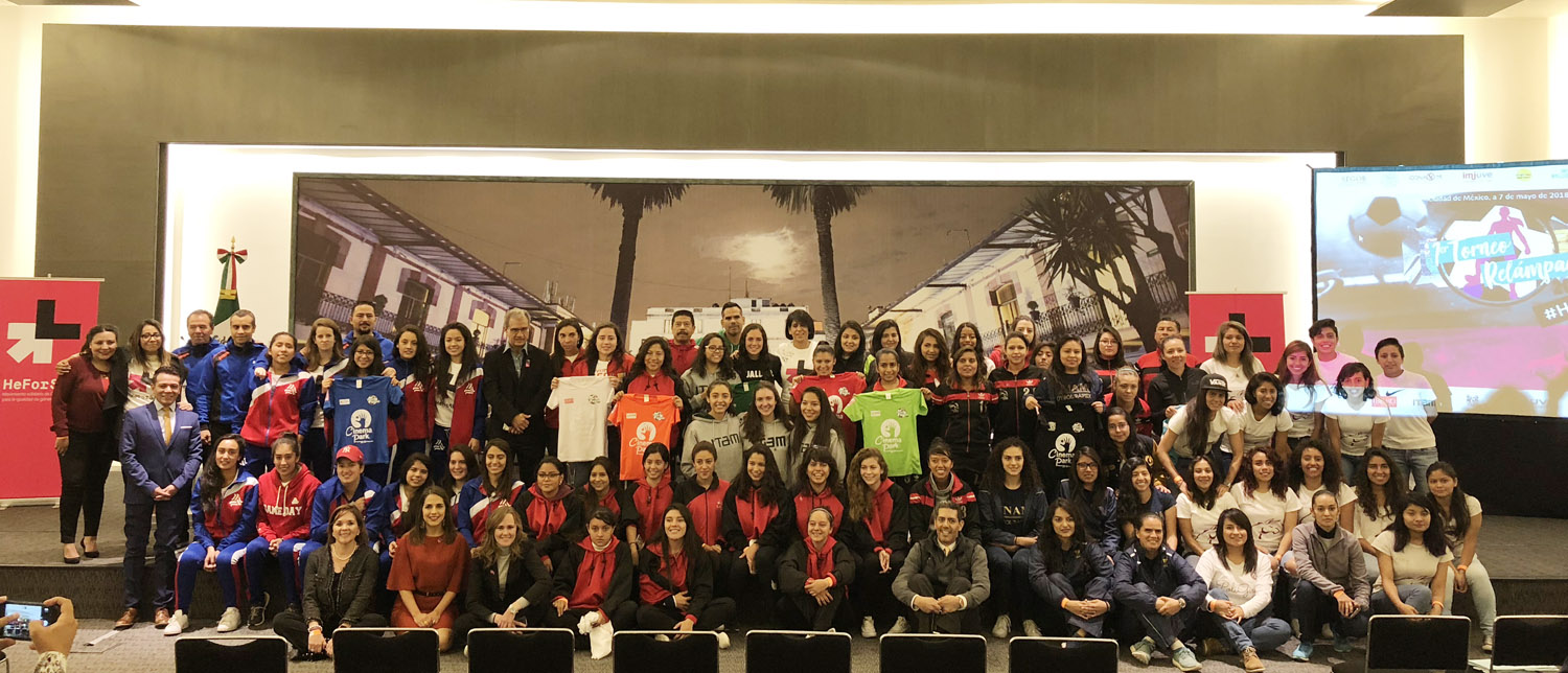 Primer Torneo Relámpago: Súper Liga Femenil Universitaria Fútbol 7, 2018 “Por un fútbol sin estereotipos de género”
