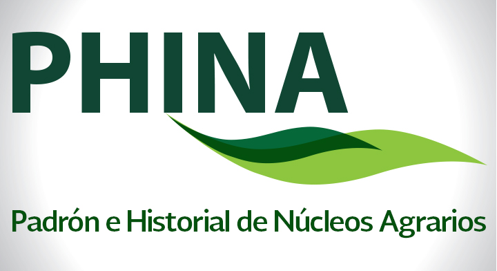 Logo del Padrón e Historial de Núcleos Agrarios (PHINA)