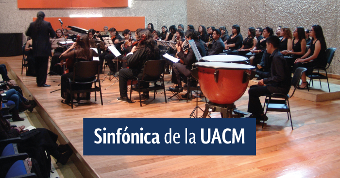 Sinfónica de la UACM en el auditorio Laura Aguirre de la UPN Ajusco.