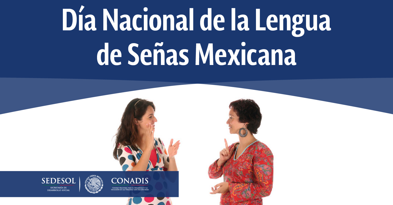 Dos mujeres hablando en lengua de señas mexicana