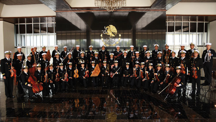 Fotografía de los integrantes de la Orquesta. 