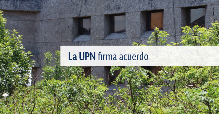 Detalle arquitectónico de la UPN Ajusco.