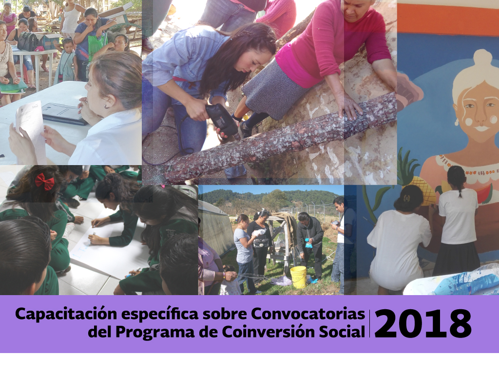 Imagen ilustrativa para las capacitaciones sobre la Convocatoria "Bienestar Social con Incidencia en los Estados Fronterizos (EF)" del Programa de Coinversión Social