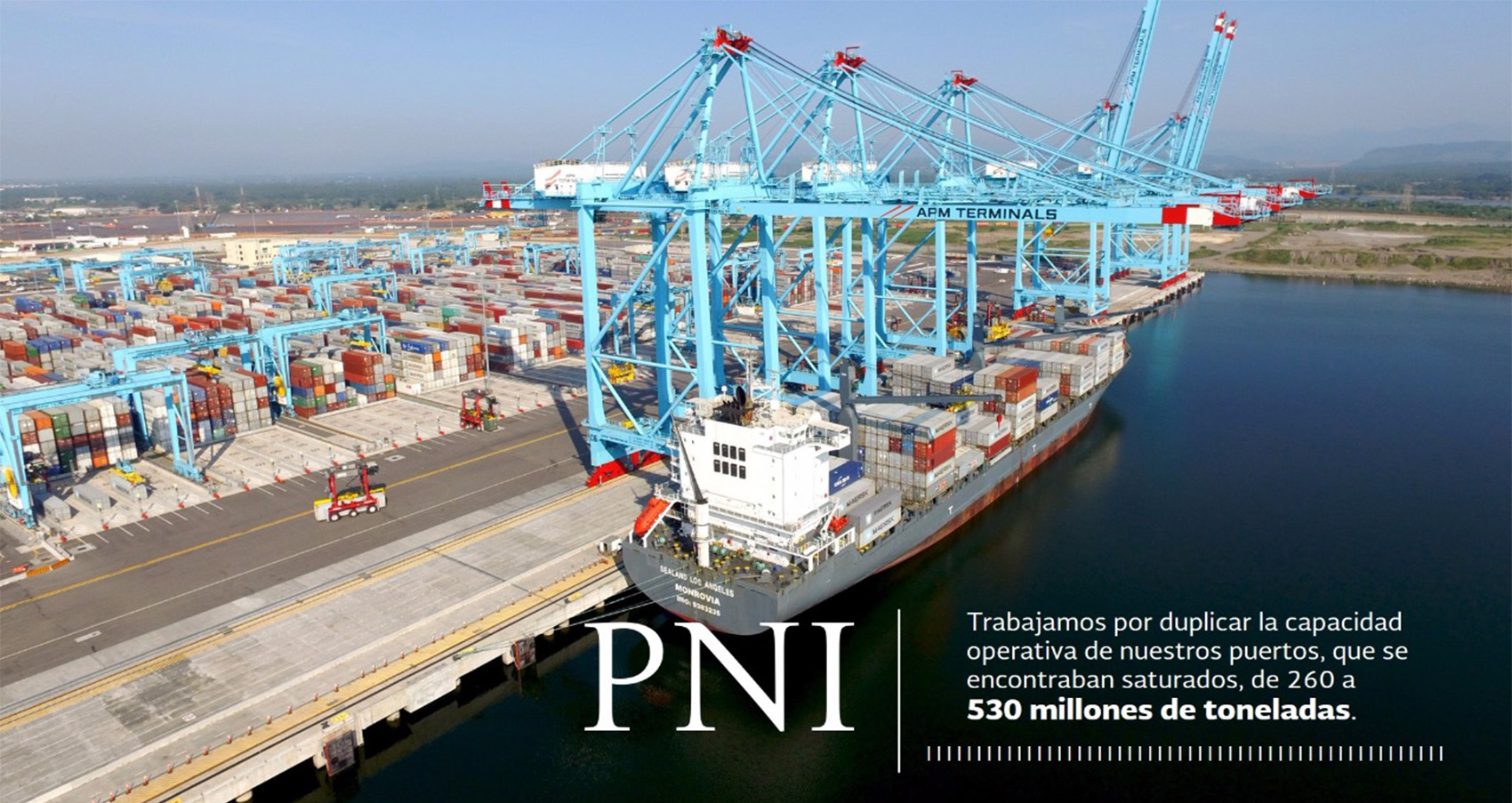 Se logró, que los puertos sean autosuficientes, ya no dependen de recursos fiscales, ya no son una carga para el país, sino un instrumento de aportación de recursos y del desarrollo regional.