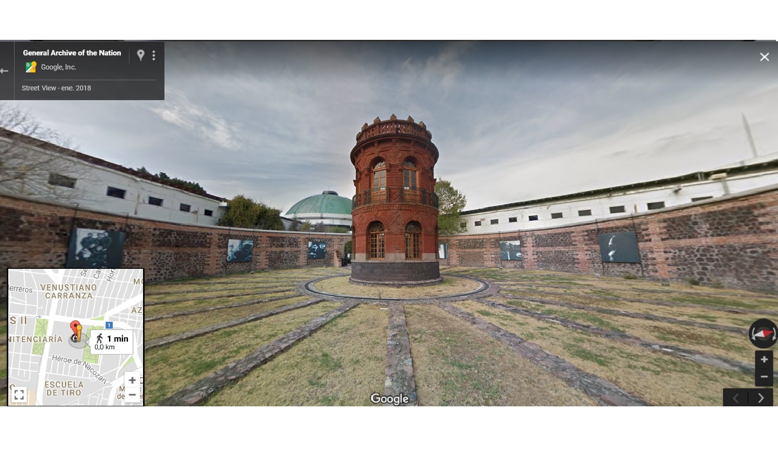 A través de Google puede recorrer la antigua penitenciaría  