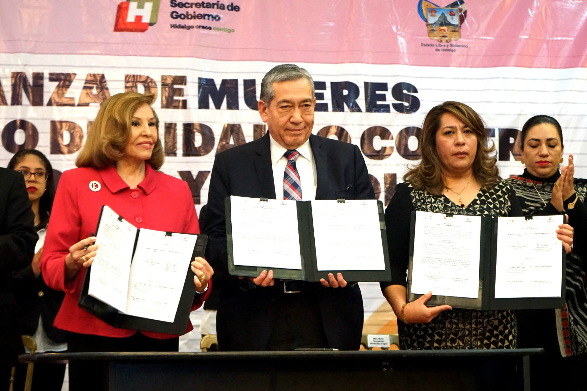 Firma Alianza de Mujeres del Estado de Hidalgo contra las Adicciones y la Violencia 